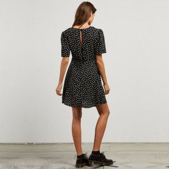 NWT Volcom April March Polka Dot Dress S - Picture 2 of 8